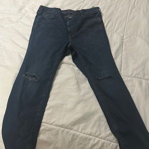 NWT Size 20-24 Extra High Rise Rockstar Super Skinny Old Navy Distressed Wash